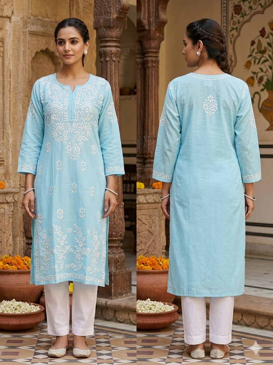Lucknow Chickan Kurti