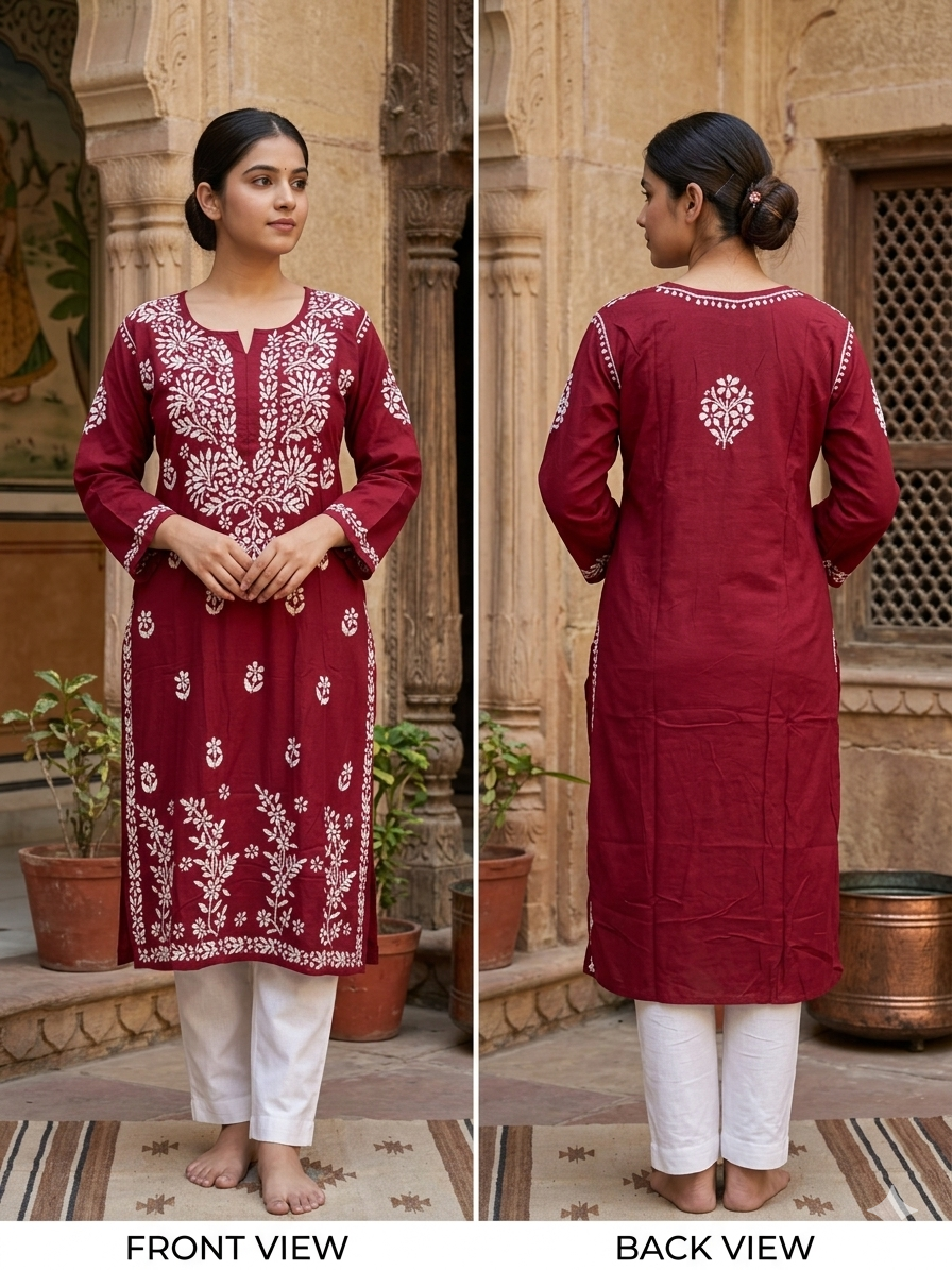 Lucknow Chickan Kurti