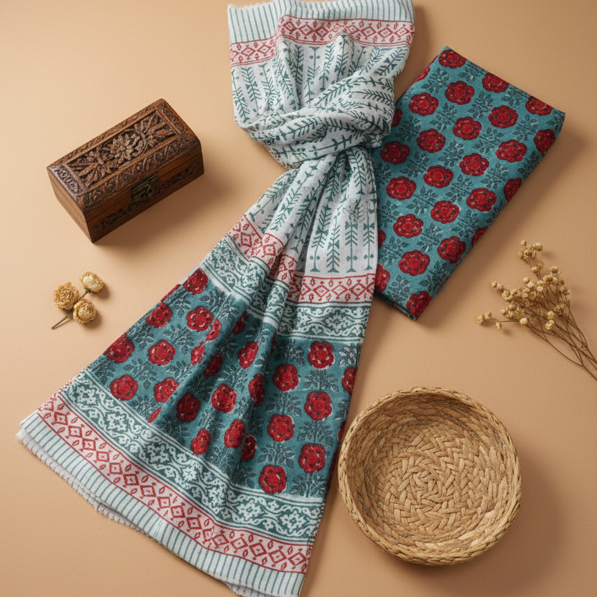 Hand Block Grey-Blue