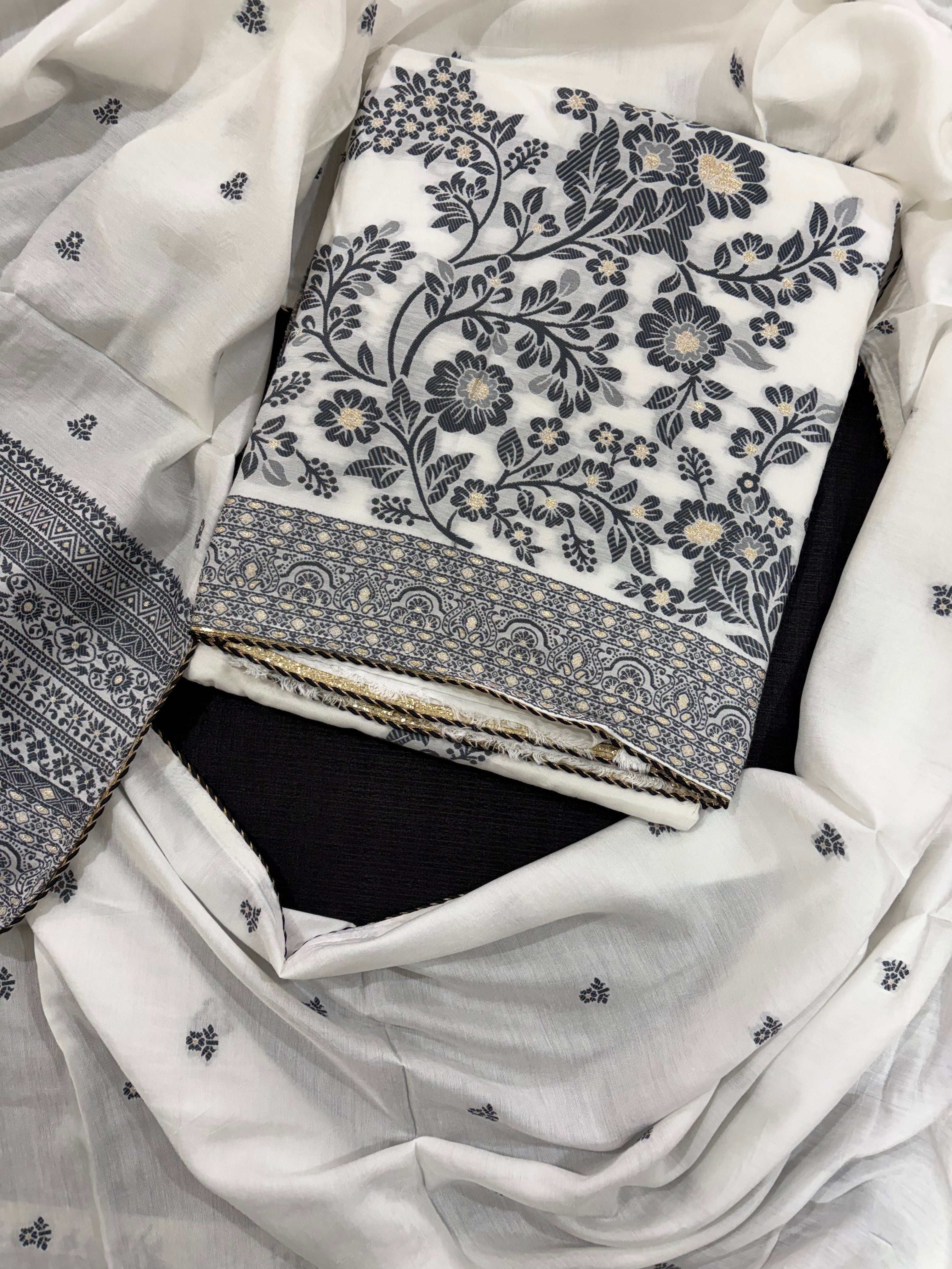 Muslin Unstitched Suit