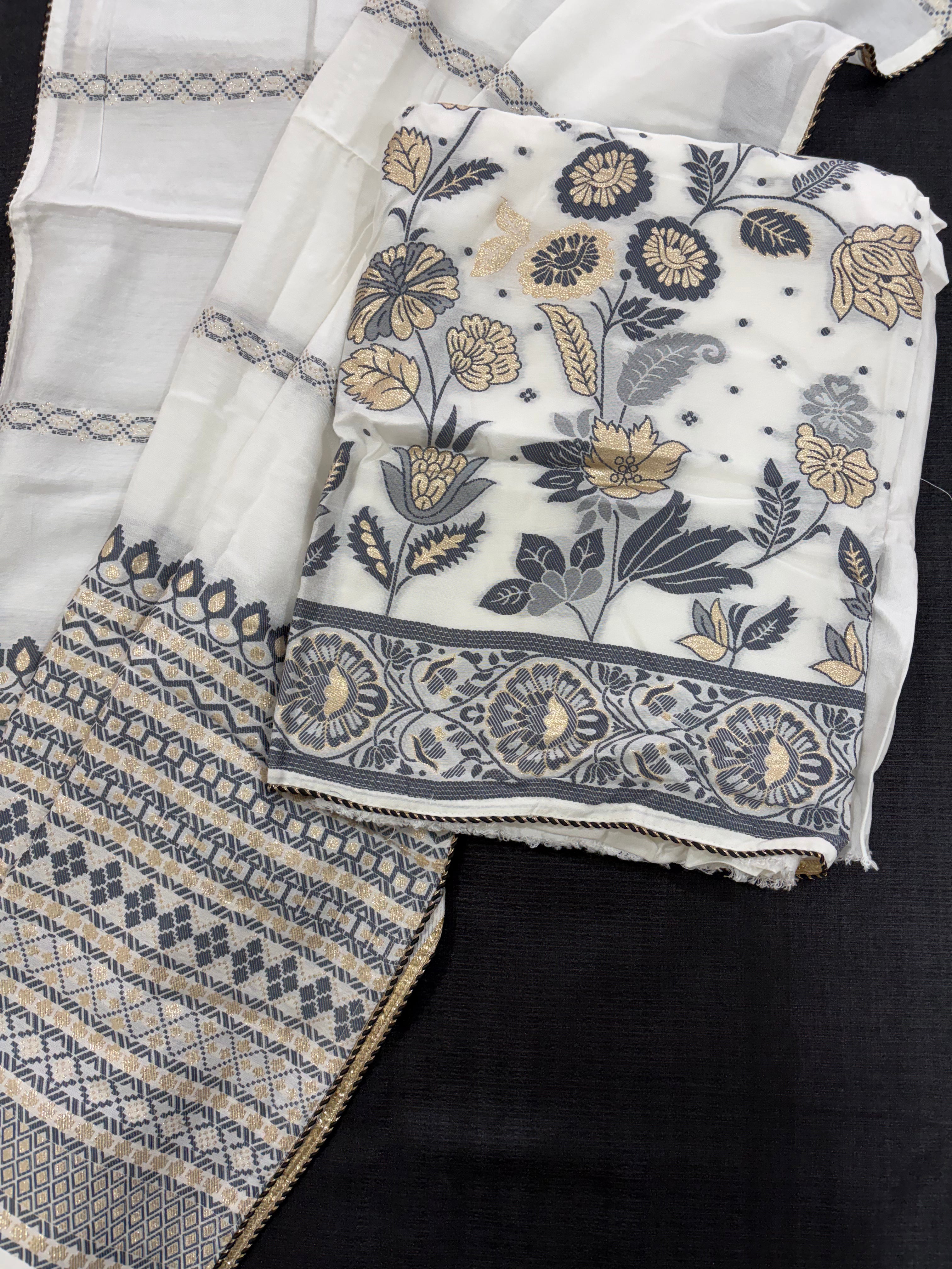 Muslin Unstitched Suit