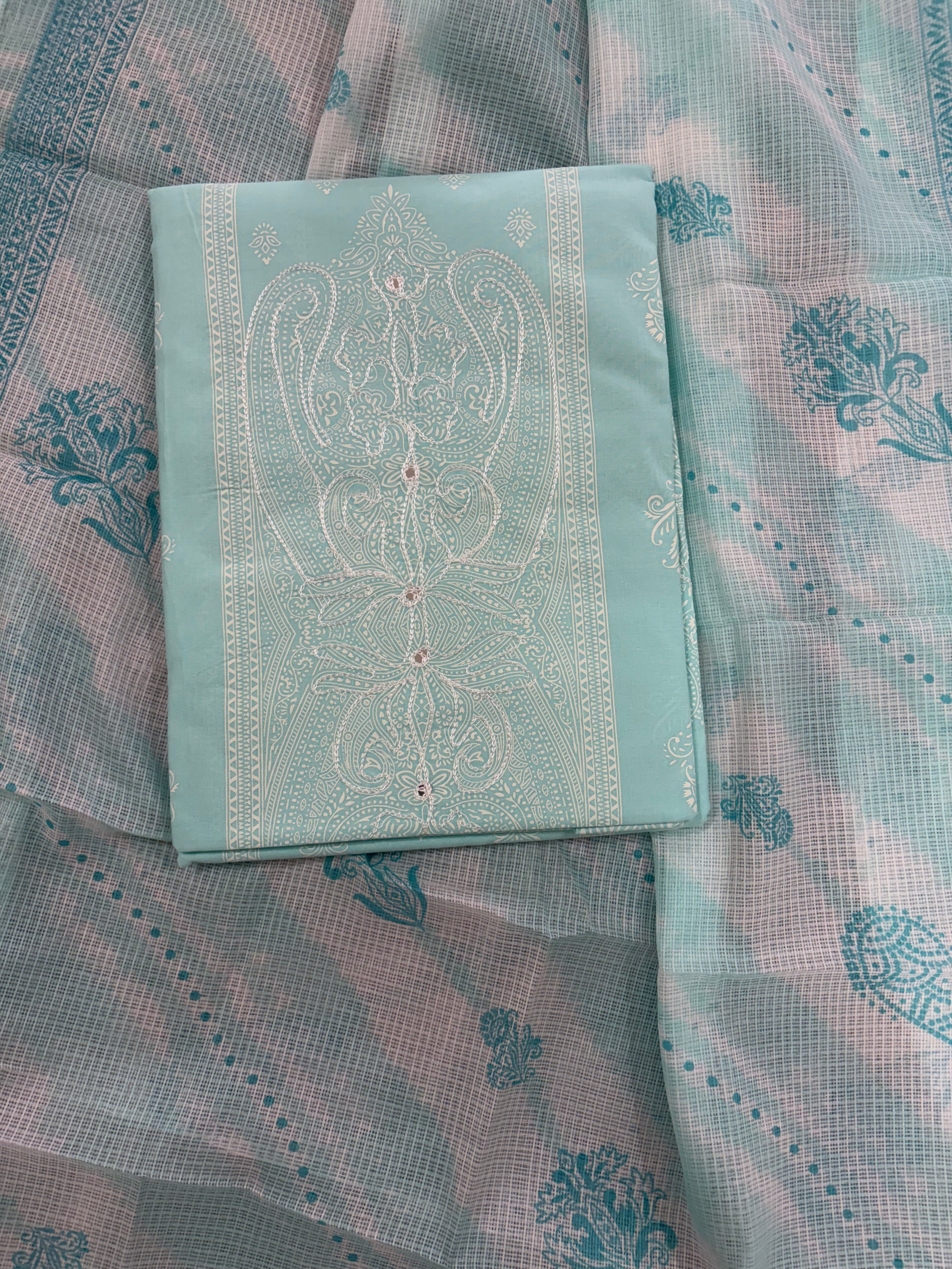 Cotton Unstitched Suit