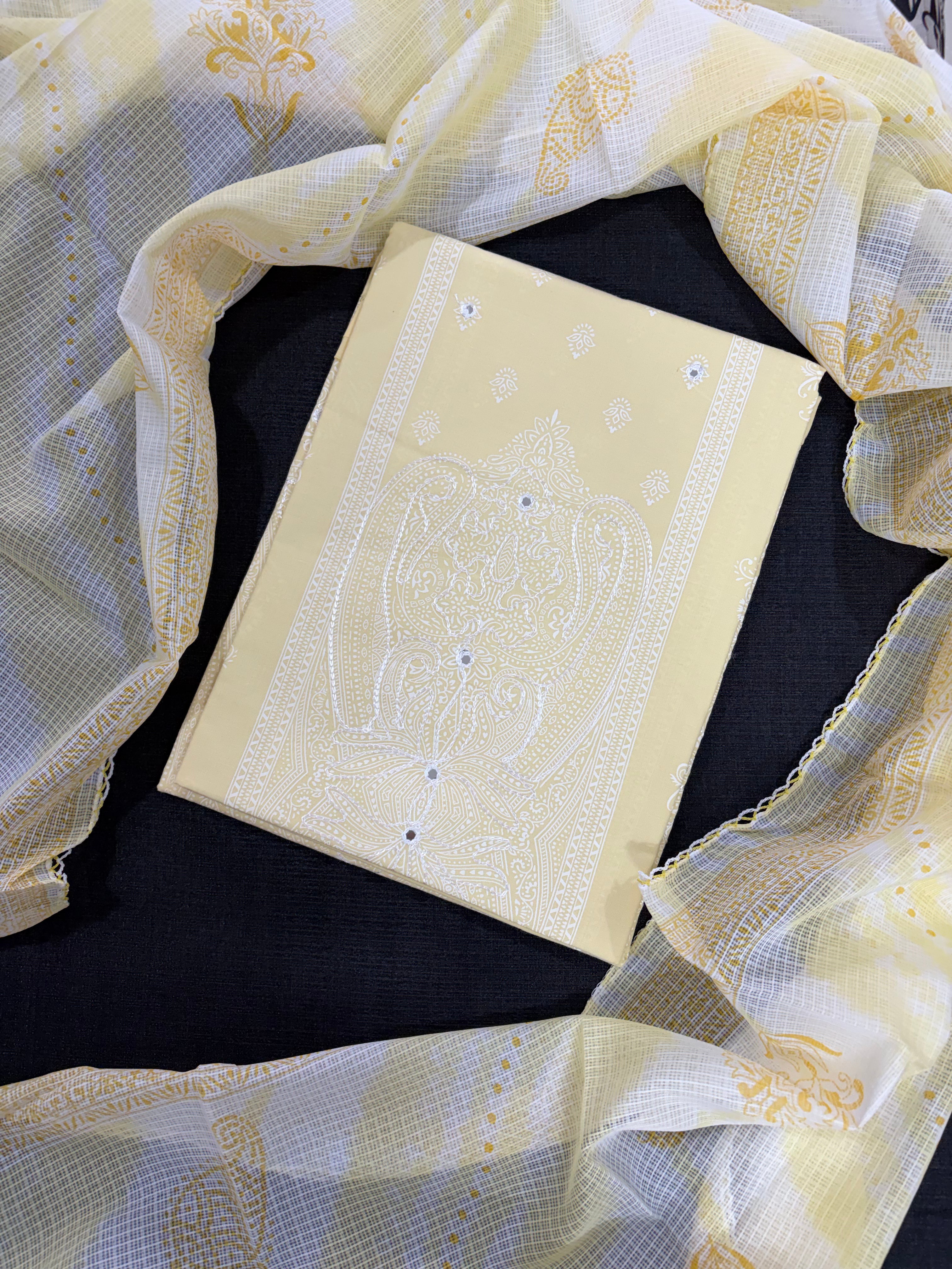 Cotton Unstitched Suit