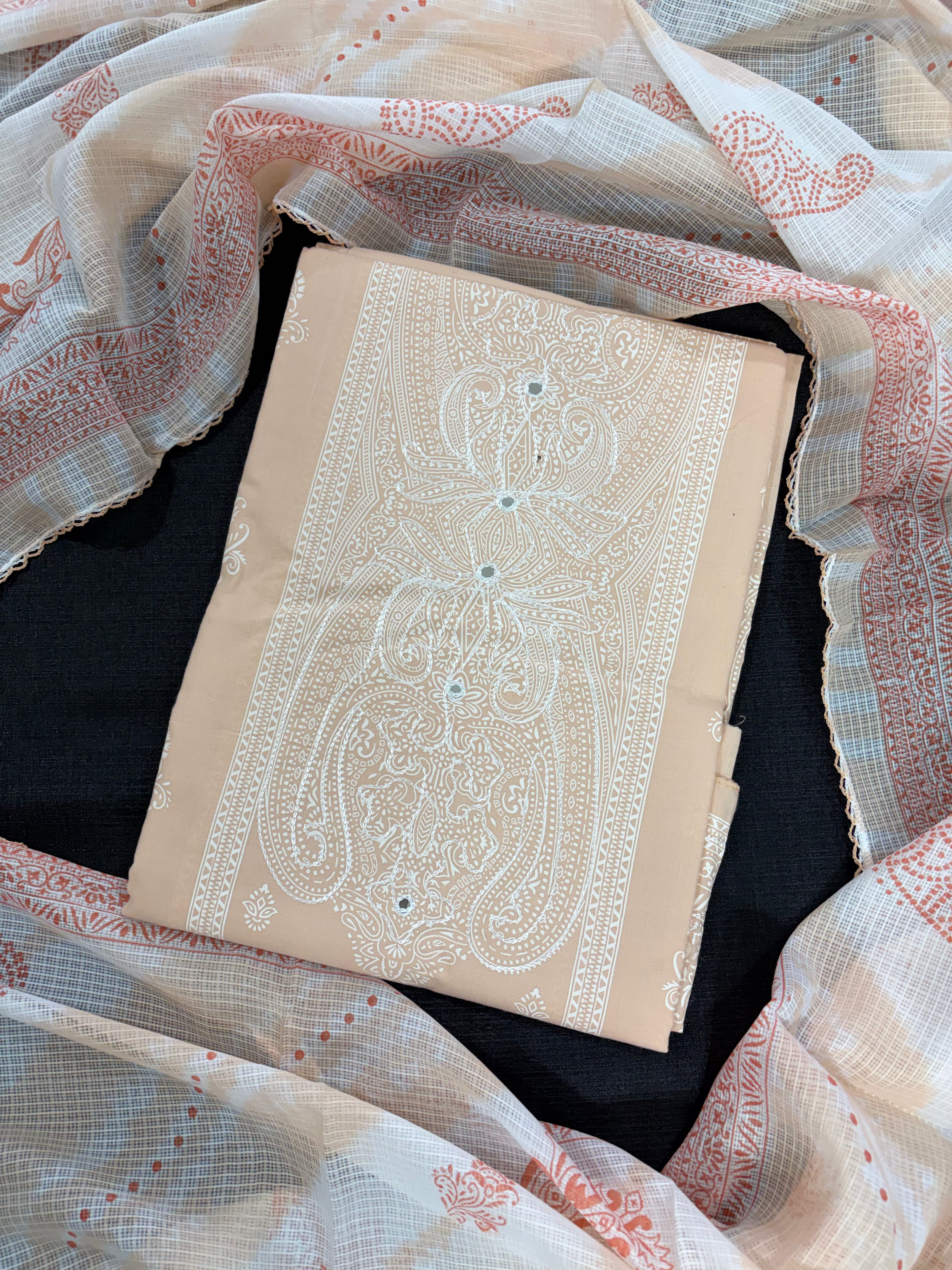 Cotton Unstitched Suit